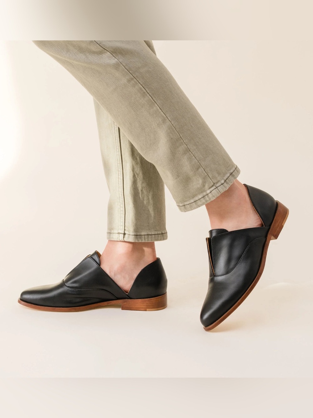 Nisolo Emma d'Orsay Oxford Black - Size 7.5